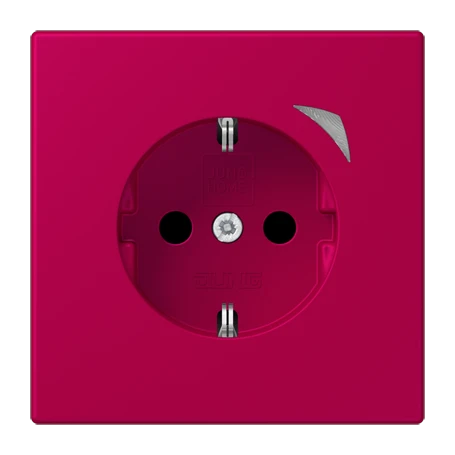 Prise JUNG HOME version SCHUKO® Energy, Safety Plus, rouge rubia