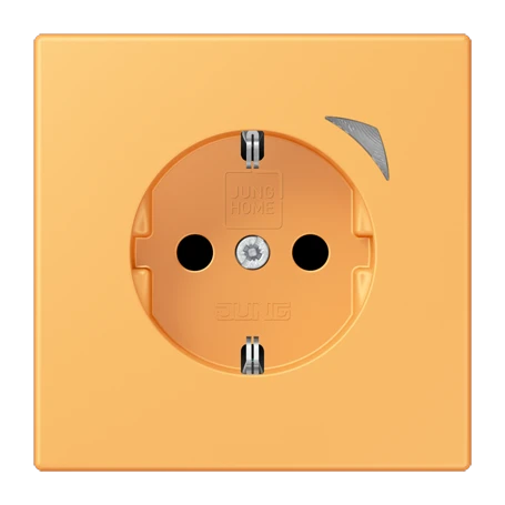 Prise JUNG HOME version SCHUKO® Energy, Safety Plus, ocre jaune clair