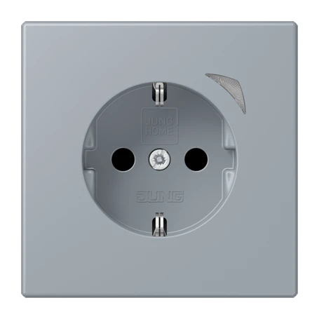 Prise JUNG HOME version SCHUKO® Energy, Safety Plus, gris clair 59