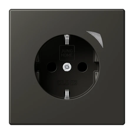 Prise JUNG HOME version SCHUKO® Energy, Safety Plus, ombre naturelle 59