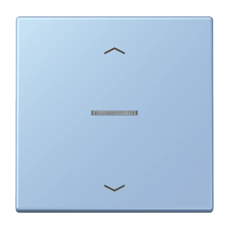 Bouton poussoir JUNG HOME 1 voie, avec symboles flèches, avec voyant crayon, outremer moyen (32021)