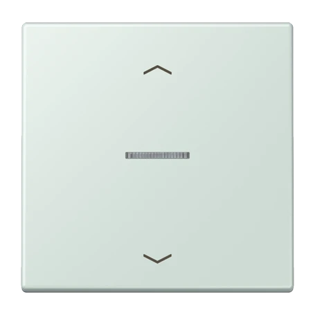 Bouton poussoir JUNG HOME 1 voie, avec symboles flèches, avec voyant crayon, céruléen pâle (32034)