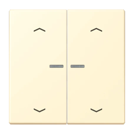 JUNG HOME push-button, with arrow symbols, with lens, blanc (32001)