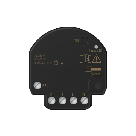 JUNG HOME switch actuator 1-gang mini with 2 binary inputs