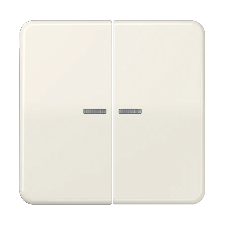 Rocker 1-gang, F10, ivory