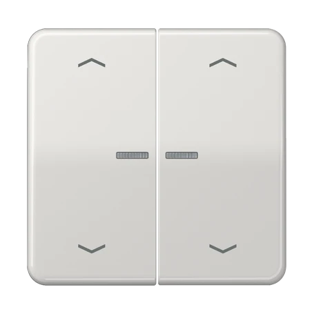 Rocker 1-gang, F10, light grey