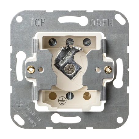 Sleutelschakelaar (basiselement) met demontagebeveiliging, Universeel 1-polig wisselschakelaar, 16 AX 250 V ~