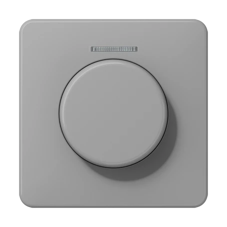 Centre plate with lens, for rotary sensor, with lens, grey