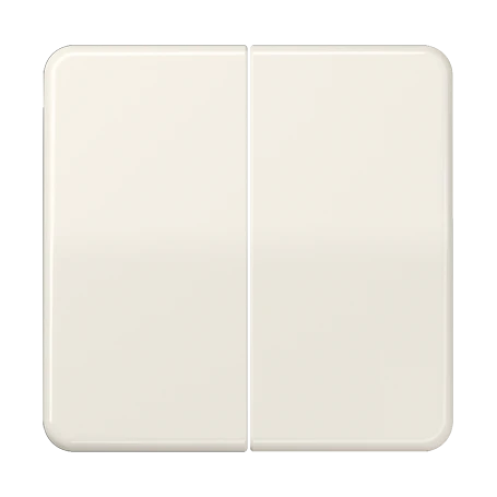 LB Management push-button 2-gang, ivory