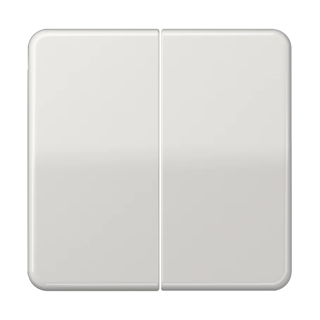 LB Management push-button 2-gang, light grey