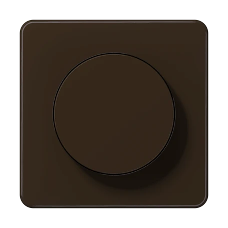 Enjoliveur 1 voie, avec bouton de réglage, Brun