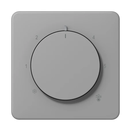 Enjoliveur pour thermostat, Gris