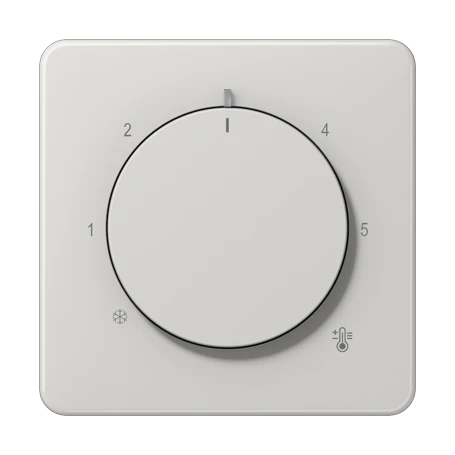 Enjoliveur pour thermostat, Gris clair