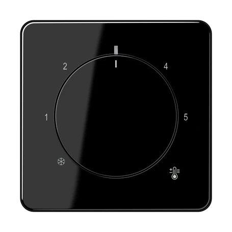 Enjoliveur pour thermostat, Noir