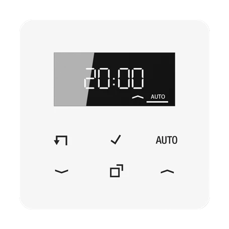 LB Management timer display, white