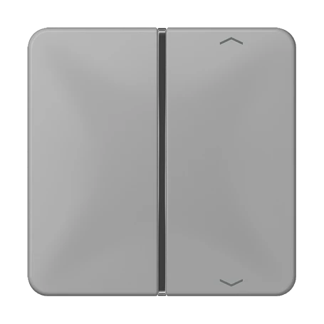 Cover 1-gang, F40, grey