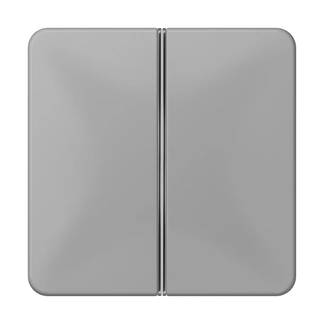 Cover kit 2-gang, F40, grey
