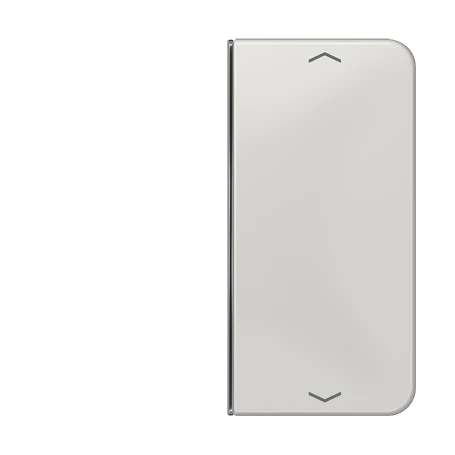 Cover 2-gang, F40, light grey