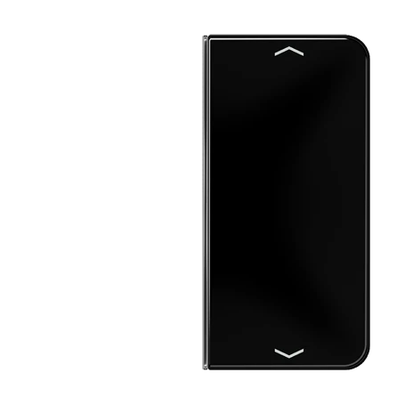 Cover 2-gang, F40, black