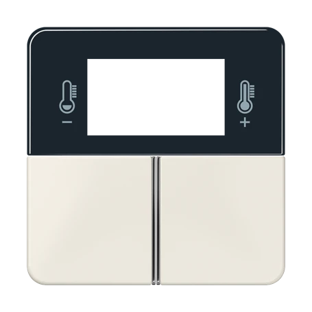 Cover kit 3-gang, F40 Room controller, ivory