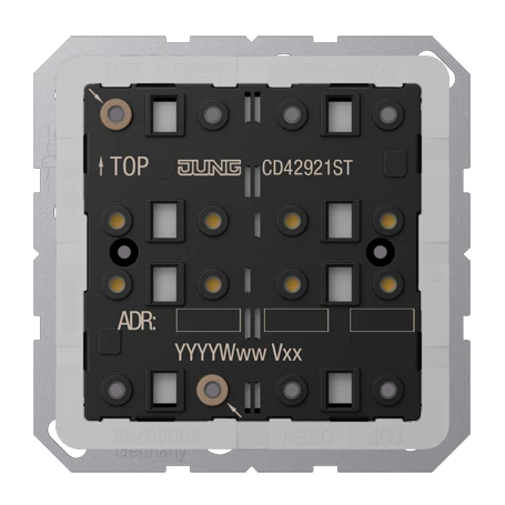 KNX universal push-button module 2-gang, F40, Secure