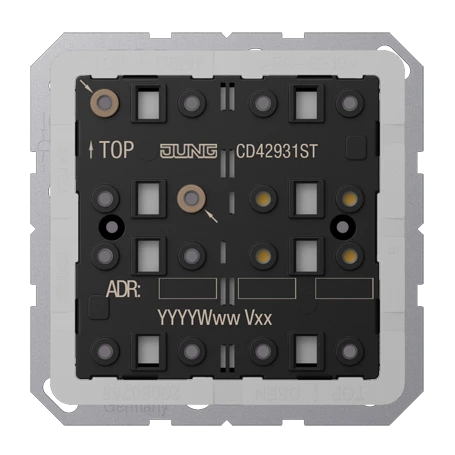 KNX universal push-button module 3-gang, F40, Secure