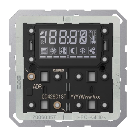 KNX room controller display module 3-gang, F40, Secure