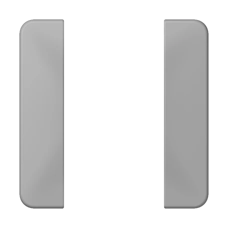 Cover kit 1-gang, F50, grey
