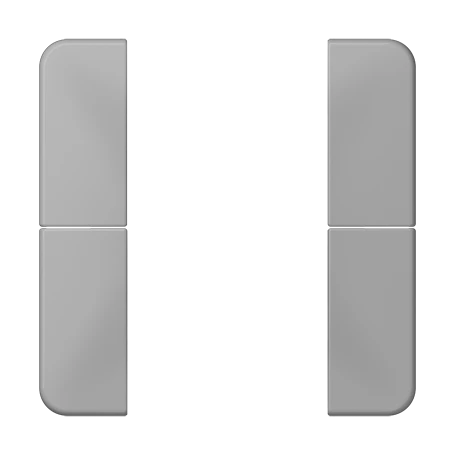 Tasterset 2-voudig, F50, grijs