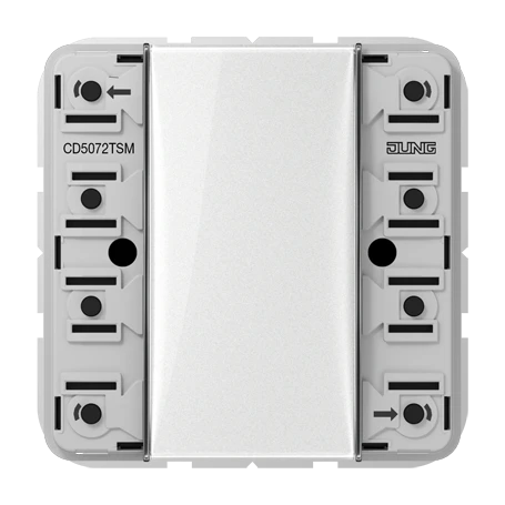 KNX standard push-button module 2-gang, F50