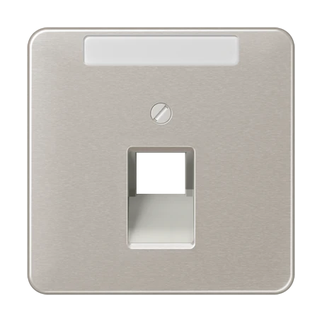 Centre plate for IAE/UAE sockets, 1 x 8-pole, platinum