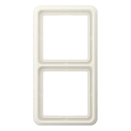 Marco doble, blanco marfil