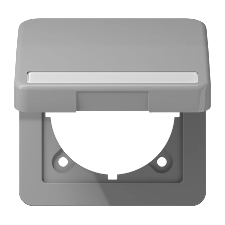 Klapdeksel (met terugstelveer), grijs