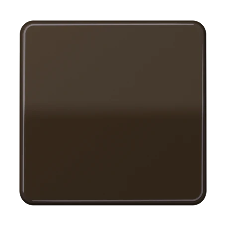 Enjoliveur touche 1 voie, Brun