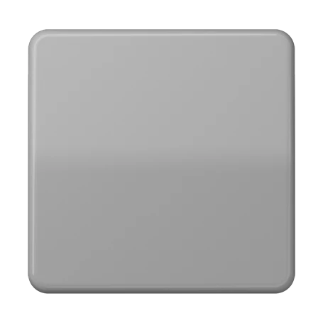 Enjoliveur touche 1 voie, Gris