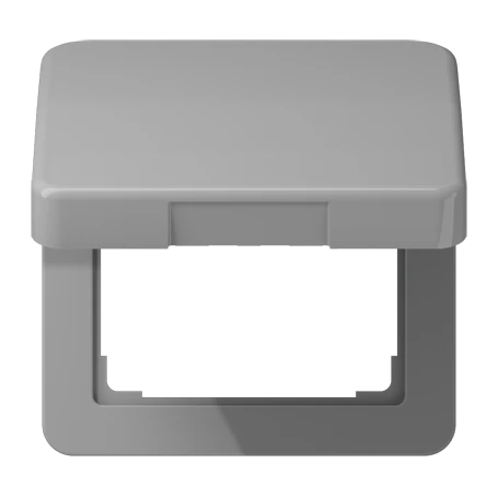 Klapdeksel, grijs