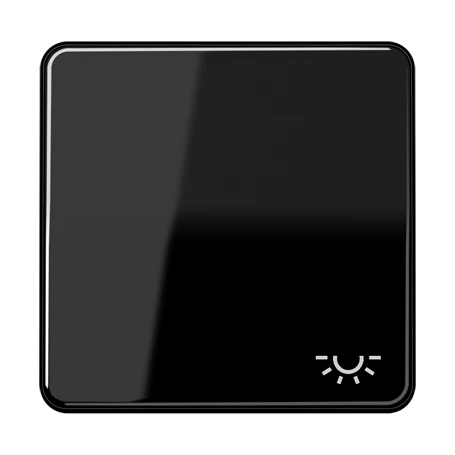 Rocker, symbol "light", black