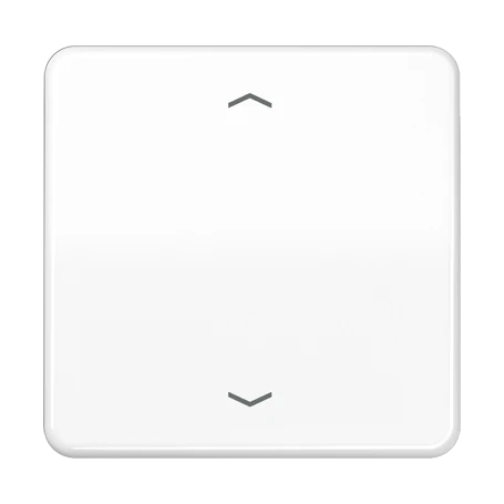Tecla simple, con símbolos de flechas, blanco alpino