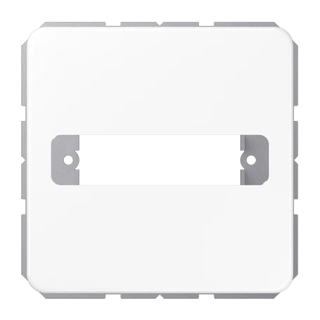 Afdekking, voor 1 D-subminatuur connector, alpine wit