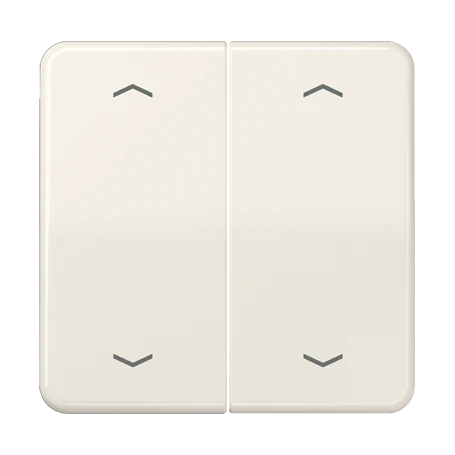 Tecla simple, con símbolos de flechas, blanco marfil