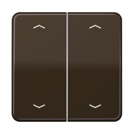Tecla simple, con símbolos de flechas, marrón