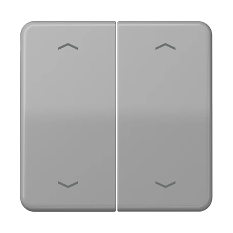 Tecla simple, con símbolos de flechas, gris