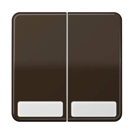 Tecla simple, marrón