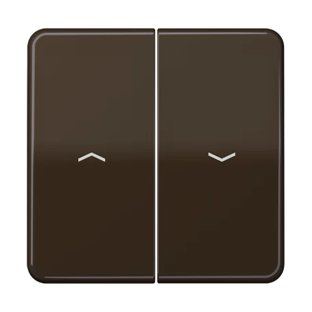 Enjoliveur touche, avec symboles flèches, Brun