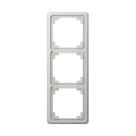 Marco triple, gris claro