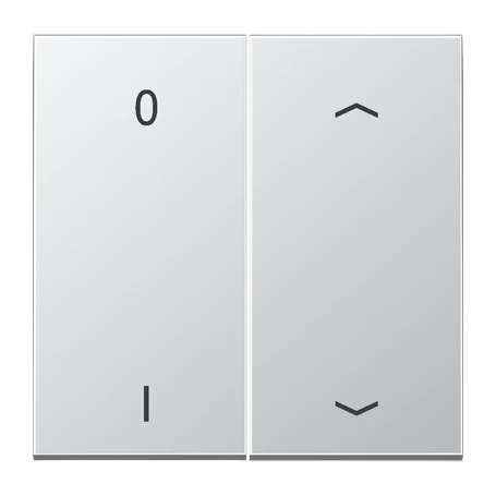 EnOcean Funk-Wandsender, 4-kanalig, Aluminium