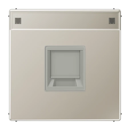 Afdekking (klikbevestiging) voor modular jack, 1-voudig, UMA-CAT6A, RADIALL, Panduit, Assmann, Edelstaal