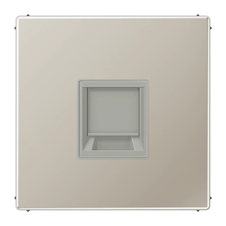 Afdekking (klikbevestiging) voor modular jack, 1-voudig, UMA-CAT6A, RADIALL, Panduit, Assmann, Edelstaal
