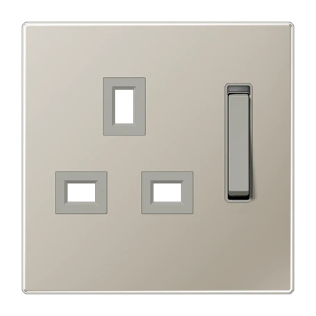 Centre plate for socket insert 571 G-KO, stainless steel