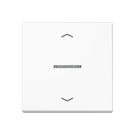 eNet push-button standard, with arrow symbols, with lens, Thermoplastic, white